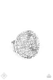 Paparazzi Ring - Lined Up - Silver
