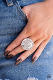 Paparazzi Ring - Lined Up - Silver