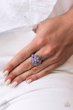 Paparazzi Ring - Fruity Florals - Purple