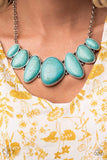 Paparazzi Necklace - Primitive - Blue