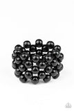 Paparazzi Bracelet - Tiki Tropicana - Black