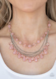 Paparazzi Necklace - Awe-Inspiring Iridescence - Pink