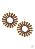Paparazzi Earring - Ocean Canopy - Yellow
