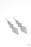 Paparazzi Earring - Danger Ahead - Silver