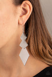 Paparazzi Earring - Danger Ahead - Silver