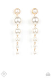Paparazzi Earring - Living a WEALTHY Lifestyle - Gold