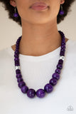 Paparazzi Necklace - Panama Panorama - Purple