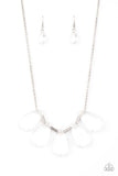 Paparazzi Necklace - HEIR It Out - White