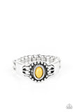 Paparazzi Ring - Right On TREK - Yellow
