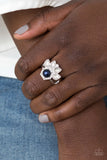 Paparazzi Ring - Crown Coronation - Blue