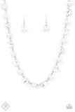 Paparazzi Necklace - Go-Getter Gleam - White