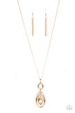 Paparazzi Necklace - Glamorously Glaring - Gold