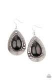 Paparazzi Earring - Western Fantasy - Black