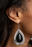 Paparazzi Earring - Western Fantasy - Black