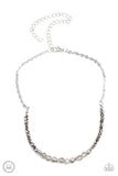 Paparazzi Necklace - Space Odyssey - Silver