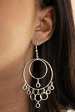 Paparazzi Earring - Roundabout Radiance - Silver