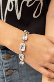 Paparazzi Bracelet - Cosmic Treasure Chest - White