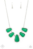 Paparazzi Necklace - Newport Princess - Green
