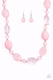 Paparazzi Necklace - Staycation Stunner - Pink