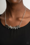 Paparazzi Necklace - Icy Intensity - Silver