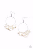 Paparazzi Earring - Sailboats and Seashells - White