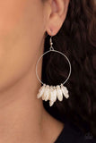 Paparazzi Earring - Sailboats and Seashells - White