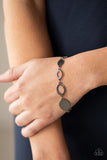 Paparazzi Bracelet - OVAL and Out - Black