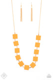 Paparazzi Necklace - Hello, Material Girl - Orange