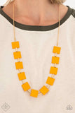 Paparazzi Necklace - Hello, Material Girl - Orange