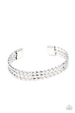 Paparazzi Bracelet - Line of Scrimmage - Silver