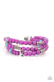 Paparazzi Bracelet - Desert Decorum - Purple