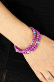 Paparazzi Bracelet - Desert Decorum - Purple