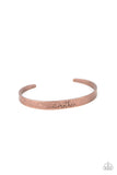 Paparazzi Bracelet - Sweetly Named - Copper