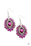 Paparazzi Earring - Big Time Twinkle - Pink