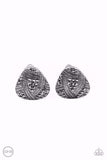 Paparazzi Earring - Gorgeously Galleria - Silver Clip-On