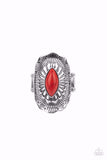 Paparazzi Ring - Ornamental Allure - Red