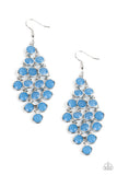Paparazzi Earring - With All DEW Respect - Blue