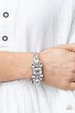 Paparazzi Bracelet - Call Me Old-Fashioned - White