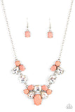 Paparazzi Necklace - Ethereal Romance - Orange