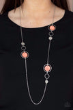 Paparazzi Necklace - Laguna Lounge - Orange