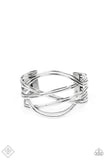 Paparazzi Bracelet - Hautely Hammered - Silver