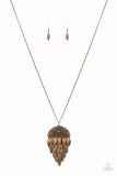 Paparazzi Necklace - Canopy Cruise - Brass