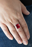 Paparazzi Ring - Social Glow - Red