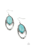 Paparazzi Earring - Pasture Paradise - Blue