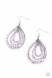 Paparazzi Earring - Plains Pathfinder - Silver