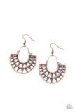 Paparazzi Earring -  Solar Surge - Copper