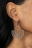 Paparazzi Earring -  Solar Surge - Copper