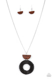 Paparazzi Necklace - Homespun Stylist - Black