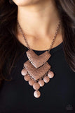Paparazzi Necklace - Keys to the ANIMAL Kingdom - Copper
