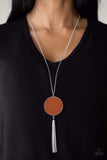 Paparazzi Necklace - Wondrously Woven - Brown